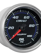 AutoMeter GAUGE; OIL PRESSURE; 2 5/8in.; 100PSI; MECHANICAL; COBALT                                     - 7921 - Image 5