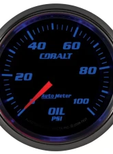 AutoMeter GAUGE; OIL PRESSURE; 2 5/8in.; 100PSI; MECHANICAL; COBALT                                     - 7921 - Image 4