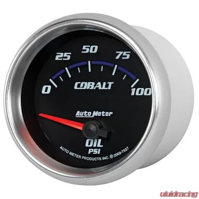AutoMeter GAUGE; OIL PRESSURE; 2 5/8in.; 100PSI; ELECTRIC; COBALT - 7927