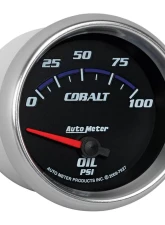 AutoMeter GAUGE; OIL PRESSURE; 2 5/8in.; 100PSI; ELECTRIC; COBALT                                     - 7927 - Image 5