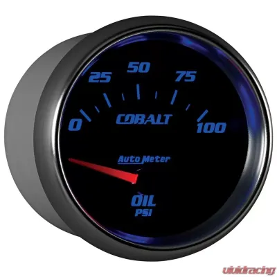 AutoMeter GAUGE; OIL PRESSURE; 2 5/8in.; 100PSI; ELECTRIC; COBALT - 7927