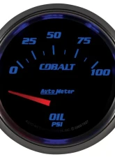 AutoMeter GAUGE; OIL PRESSURE; 2 5/8in.; 100PSI; ELECTRIC; COBALT                                     - 7927 - Image 4