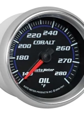 AutoMeter GAUGE; OIL TEMP; 2 5/8in.; 140-280deg.F; MECHANICAL; COBALT                                     - 7941 - Image 5