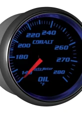 AutoMeter GAUGE; OIL TEMP; 2 5/8in.; 140-280deg.F; MECHANICAL; COBALT                                     - 7941 - Image 6