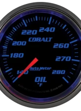 AutoMeter GAUGE; OIL TEMP; 2 5/8in.; 140-280deg.F; MECHANICAL; COBALT                                     - 7941 - Image 4