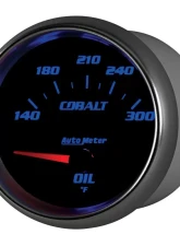 AutoMeter GAUGE; OIL TEMP; 2 5/8in.; 140-300deg.F; ELECTRIC; COBALT                                     - 7948 - Image 3