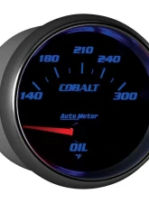 AutoMeter GAUGE; OIL TEMP; 2 5/8in.; 140-300deg.F; ELECTRIC; COBALT                                     - 7948 - Image 6