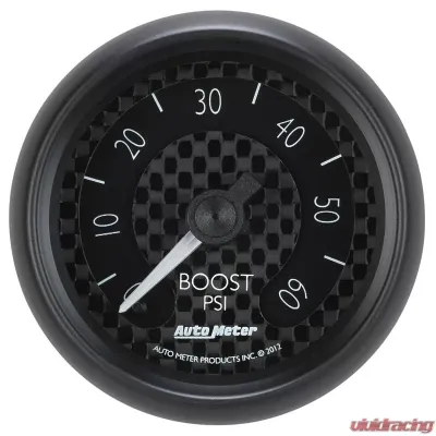 AutoMeter GAUGE; BOOST; 2 1/16in.; 60PSI; MECHANICAL; GT - 8005