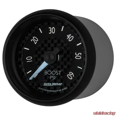 AutoMeter GAUGE; BOOST; 2 1/16in.; 60PSI; MECHANICAL; GT - 8005