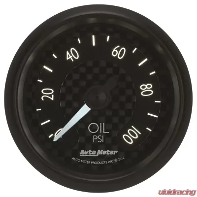 AutoMeter GAUGE; OIL PRESS; 2 1/16in.; 100PSI; MECH; GT - 8021