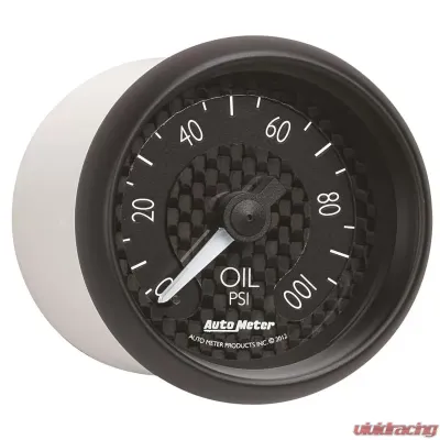 AutoMeter GAUGE; OIL PRESS; 2 1/16in.; 100PSI; MECH; GT - 8021