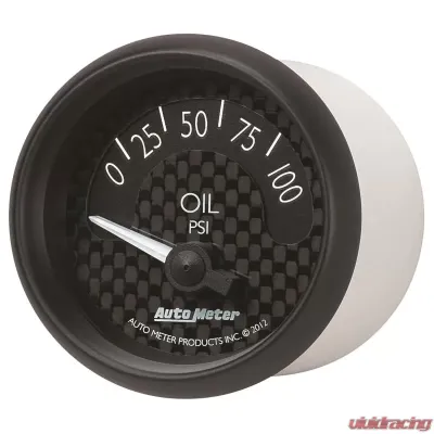 AutoMeter GAUGE; OIL PRESS; 2 1/16in.; 100PSI; ELEC; GT - 8027