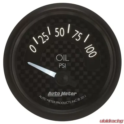 AutoMeter GAUGE; OIL PRESS; 2 1/16in.; 100PSI; ELEC; GT - 8027