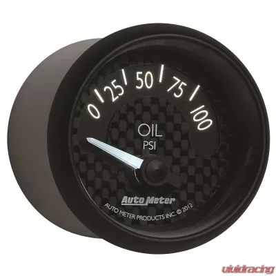 AutoMeter GAUGE; OIL PRESS; 2 1/16in.; 100PSI; ELEC; GT - 8027