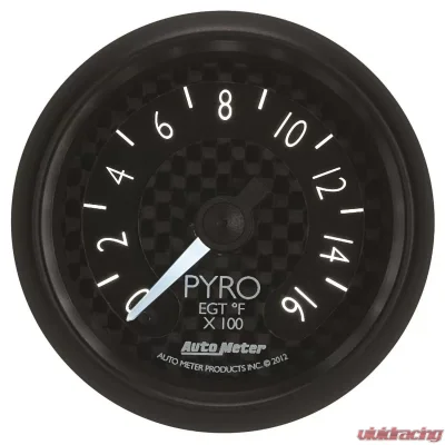 AutoMeter GAUGE; PYROMETER (EGT); 2 1/16in.; 1600deg.F; DIGITAL STEPPER MOTOR; GT - 8044