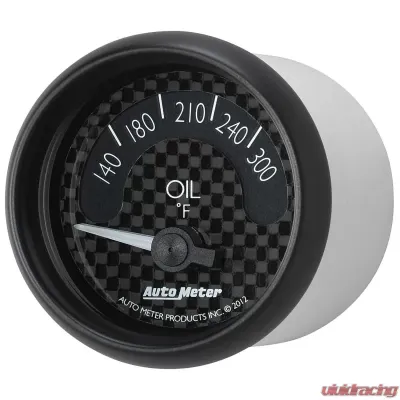 AutoMeter GAUGE; OIL TEMP; 2 1/16in.; 300deg.F; ELEC; GT - 8048
