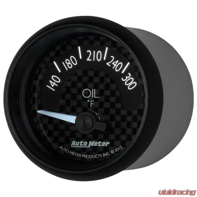 AutoMeter GAUGE; OIL TEMP; 2 1/16in.; 300deg.F; ELEC; GT - 8048