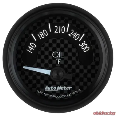 AutoMeter GAUGE; OIL TEMP; 2 1/16in.; 300deg.F; ELEC; GT - 8048