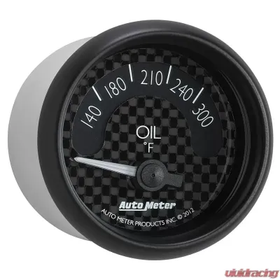 AutoMeter GAUGE; OIL TEMP; 2 1/16in.; 300deg.F; ELEC; GT - 8048