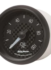 AutoMeter GAUGE; OIL PRESS; 2 1/16in.; 100PSI; DIGITAL STEPPER MOTOR; GT                                     - 8053 - Image 2