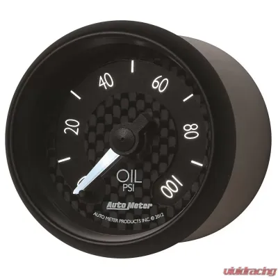 AutoMeter GAUGE; OIL PRESS; 2 1/16in.; 100PSI; DIGITAL STEPPER MOTOR; GT - 8053