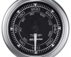 AutoMeter GAUGE; TEMP; 2 1/16in.; 120-280deg.F; DIGITAL STEPPER MOTOR; CHRONO