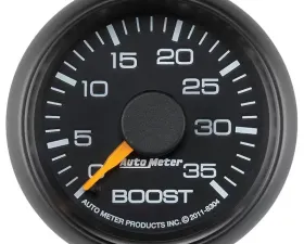 AutoMeter GAUGE; BOOST; 2 1/16in.; 35PSI; MECHANICAL; GM FACTORY MATCH