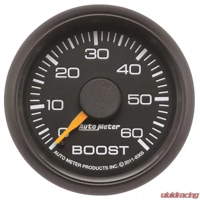 AutoMeter GAUGE; BOOST; 2 1/16in.; 60PSI; MECHANICAL; GM FACTORY MATCH - 8305