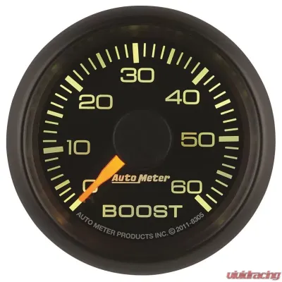 AutoMeter GAUGE; BOOST; 2 1/16in.; 60PSI; MECHANICAL; GM FACTORY MATCH - 8305