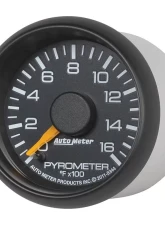 AutoMeter GAUGE; PYROMETER (EGT); 2 1/16in.; 1600deg.F; STEPPER MOTOR; GM FACTORY MATCH                                     - 8344 - Image 2