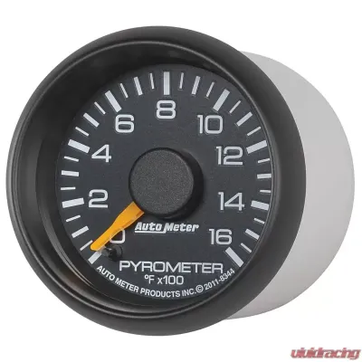 AutoMeter GAUGE; PYROMETER (EGT); 2 1/16in.; 1600deg.F; STEPPER MOTOR; GM FACTORY MATCH - 8344