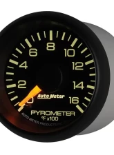 AutoMeter GAUGE; PYROMETER (EGT); 2 1/16in.; 1600deg.F; STEPPER MOTOR; GM FACTORY MATCH                                     - 8344 - Image 3