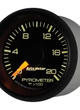 AutoMeter GAUGE; PYROMETER (EGT); 2 1/16in.; 2000deg.F; STEPPER MOTOR; GM FACTORY MATCH                                     - 8345 - Image 3