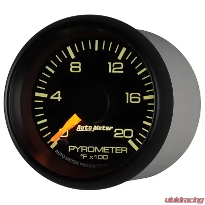 AutoMeter GAUGE; PYROMETER (EGT); 2 1/16in.; 2000deg.F; STEPPER MOTOR; GM FACTORY MATCH - 8345