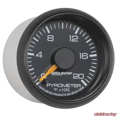 AutoMeter GAUGE; PYROMETER (EGT); 2 1/16in.; 2000deg.F; STEPPER MOTOR; GM FACTORY MATCH - 8345