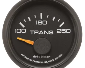 AutoMeter GAUGE; TRANSMISSION TEMP; 2 1/16in.; 100-250deg.F; ELECTRIC; GM FACTORY MATCH