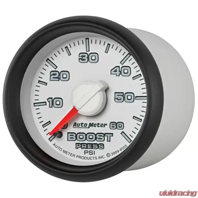 AutoMeter GAUGE; BOOST; 2 1/16in.; 60PSI; MECHANICAL; RAM GEN 3 FACTORY MATCH Dodge 2003-2009 - 8505