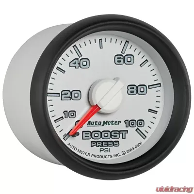 AutoMeter GAUGE; BOOST; 2 1/16in.; 100PSI; MECHANICAL; RAM GEN 3 FACTORY MATCH Dodge 2003-2009 - 8506