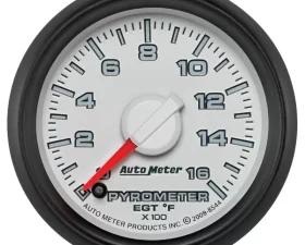 AutoMeter GAUGE; PYRO. (EGT); 2 1/16in.; 1600deg.F; STEPPER MOTOR; RAM GEN 3 FACT. MATCH Dodge 2003-2009