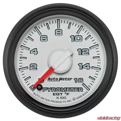 AutoMeter GAUGE; PYRO. (EGT); 2 1/16in.; 1600deg.F; STEPPER MOTOR; RAM GEN 3 FACT. MATCH Dodge 2003-2009 - 8544