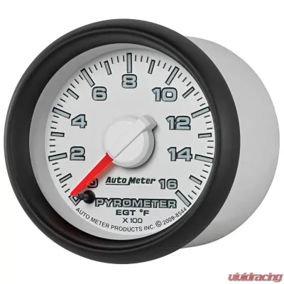 AutoMeter GAUGE; PYRO. (EGT); 2 1/16in.; 1600deg.F; STEPPER MOTOR; RAM GEN 3 FACT. MATCH Dodge 2003-2009 - 8544