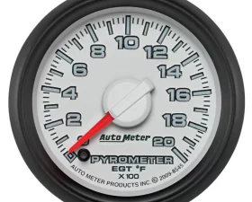 AutoMeter GAUGE; PYRO. (EGT); 2 1/16in.; 2000deg.F; STEPPER MOTOR; RAM GEN 3 FACT. MATCH Dodge 2003-2009