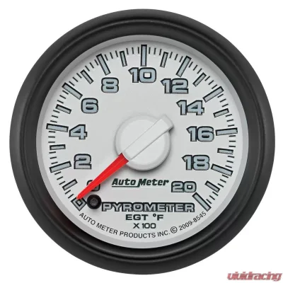 AutoMeter GAUGE; PYRO. (EGT); 2 1/16in.; 2000deg.F; STEPPER MOTOR; RAM GEN 3 FACT. MATCH Dodge 2003-2009 - 8545