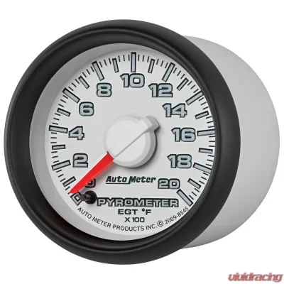 AutoMeter GAUGE; PYRO. (EGT); 2 1/16in.; 2000deg.F; STEPPER MOTOR; RAM GEN 3 FACT. MATCH Dodge 2003-2009 - 8545