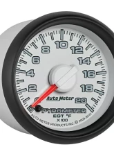 AutoMeter GAUGE; PYRO. (EGT); 2 1/16in.; 2000deg.F; STEPPER MOTOR; RAM GEN 3 FACT. MATCH Dodge 2003-2009                                     - 8545 - Image 4