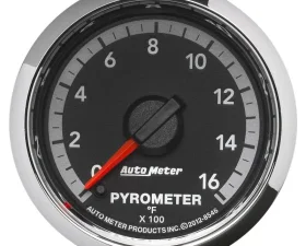 AutoMeter GAUGE; PYRO. (EGT); 2 1/16in.; 1600deg.F; STEPPER MOTOR; RAM GEN 4 FACT. MATCH Ram