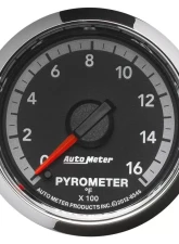 AutoMeter GAUGE; PYRO. (EGT); 2 1/16in.; 1600deg.F; STEPPER MOTOR; RAM GEN 4 FACT. MATCH Ram                                     - 8546 - Image 6