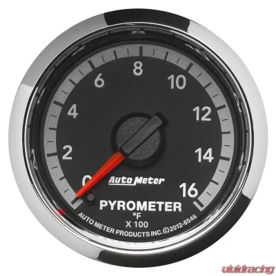 AutoMeter GAUGE; PYRO. (EGT); 2 1/16in.; 1600deg.F; STEPPER MOTOR; RAM GEN 4 FACT. MATCH Ram - 8546