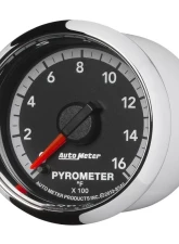 AutoMeter GAUGE; PYRO. (EGT); 2 1/16in.; 1600deg.F; STEPPER MOTOR; RAM GEN 4 FACT. MATCH Ram                                     - 8546 - Image 2