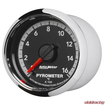 AutoMeter GAUGE; PYRO. (EGT); 2 1/16in.; 1600deg.F; STEPPER MOTOR; RAM GEN 4 FACT. MATCH Ram - 8546